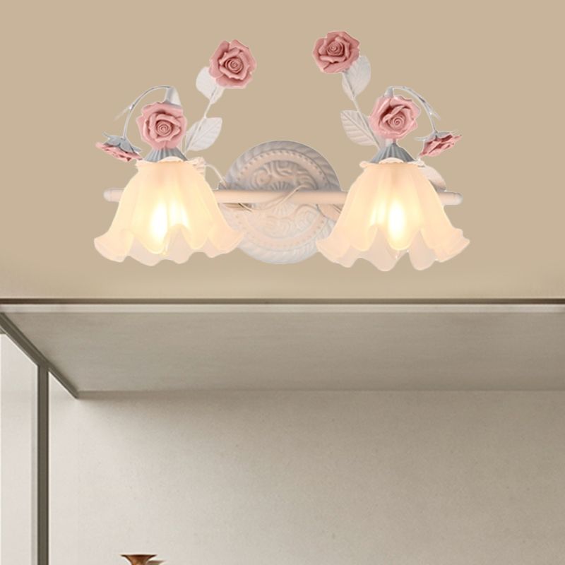 Félicie Vintage Flower Metal Wall Mounted Lamps