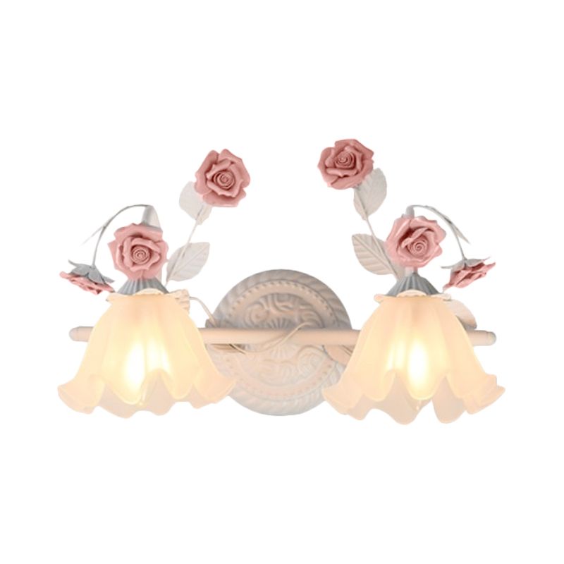 Félicie Vintage Flower Metal Wall Mounted Lamps