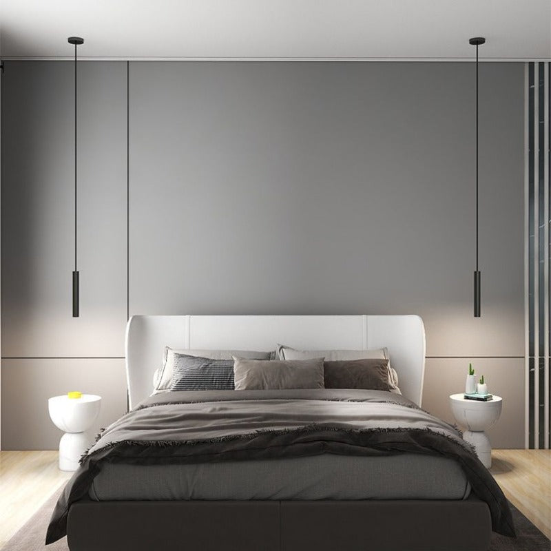 Sanna Minimalist LED Metal Pendant Light Black Living Room/Bedroom