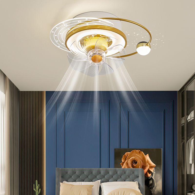 Madina Ceiling Fan with Light, 6 Style, 22"/24"