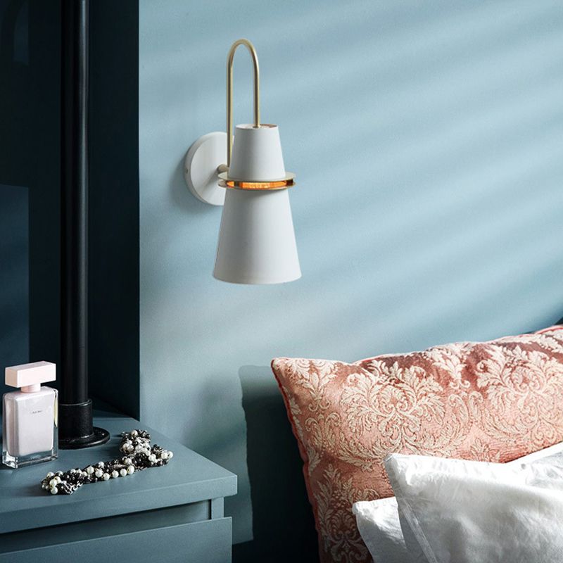 Morandi Modern Cone Metal Wall Lamp