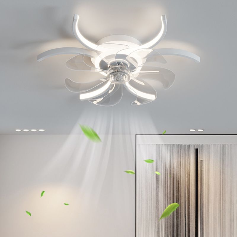 Lacey Ceiling Fan with Light, 4 Style, L 21"