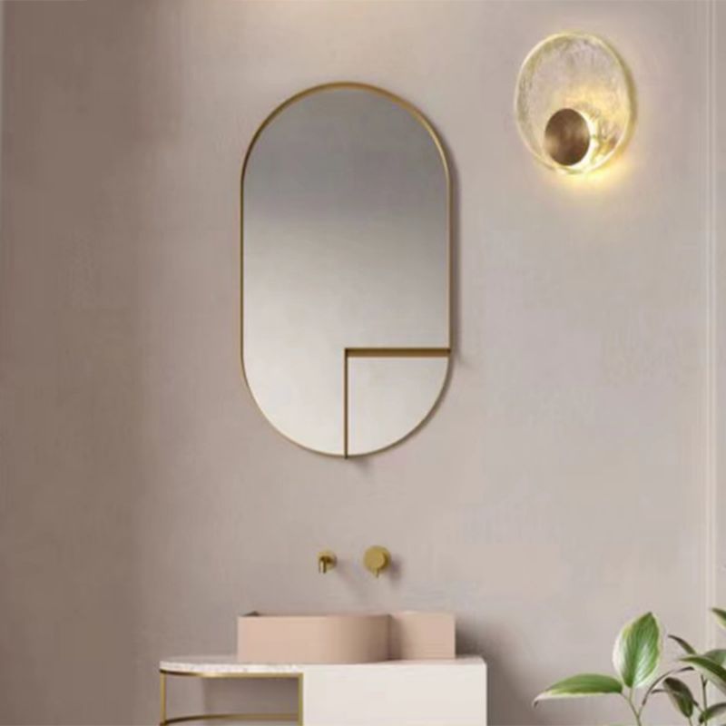 Kristy Art Deco Globe Crystal&Metal Bedroom Wall Lamp