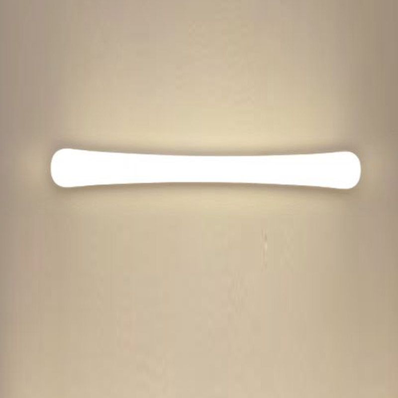 Edge White Mirror Front Vanity Wall Lamp, Acrylic