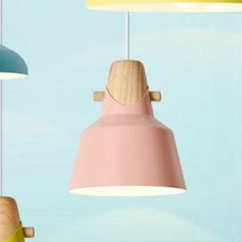 Morandi Nordic Dome Metal Pendant Light Bule