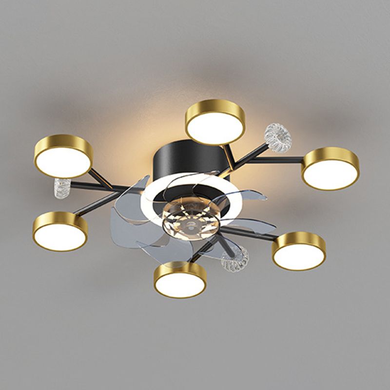 Weiss Ceiling Fan with Light, 2 Color, L 25"/35"/42"