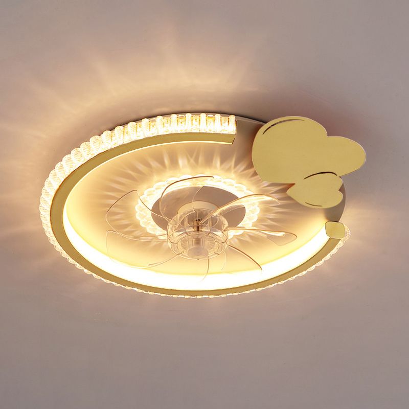 Kirsten Ceiling Fan with Light, Modern, Kitchen, 12 Style