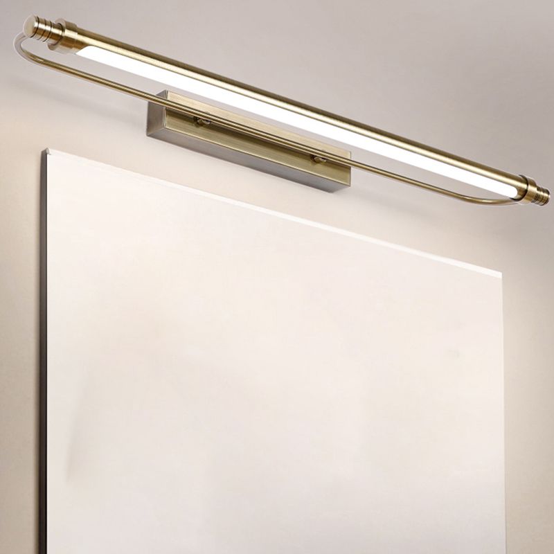 Leigh Modern Linear Metal Vanity Wall Lamp