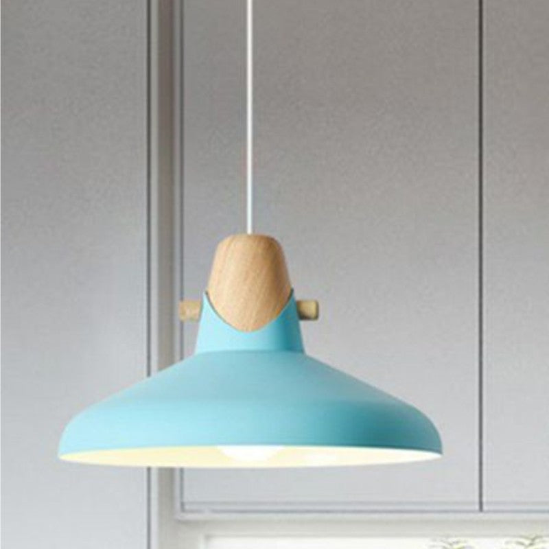 Morandi Nordic Dome Metal Pendant Light Bule