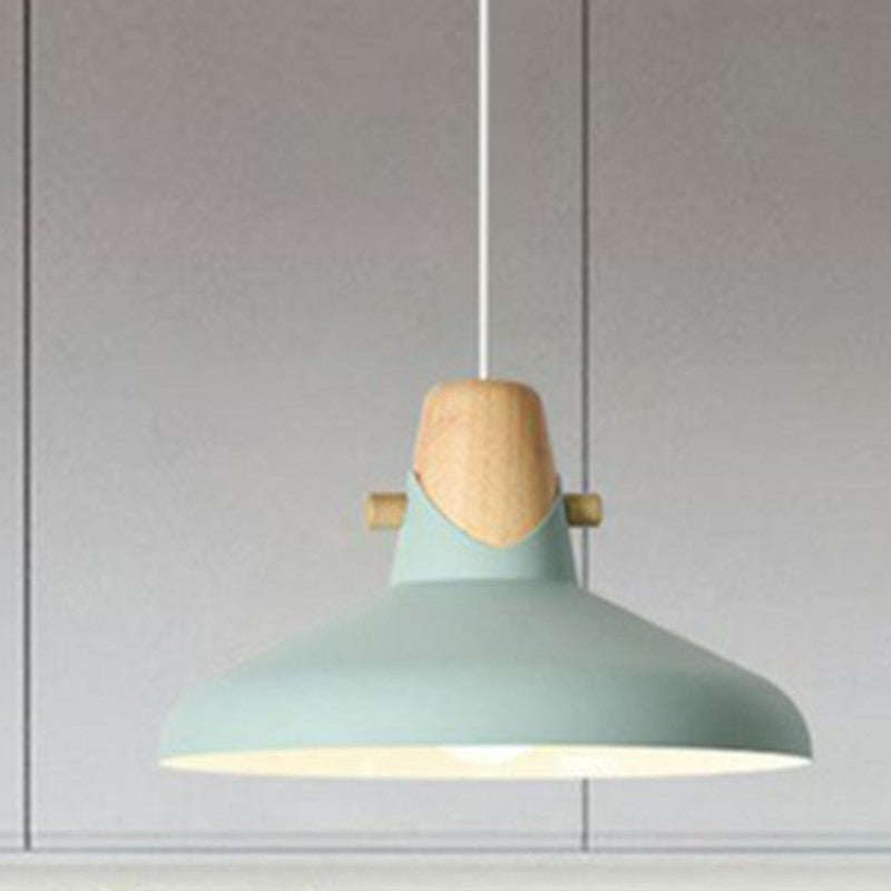 Morandi Nordic Dome Metal Pendant Light Bule