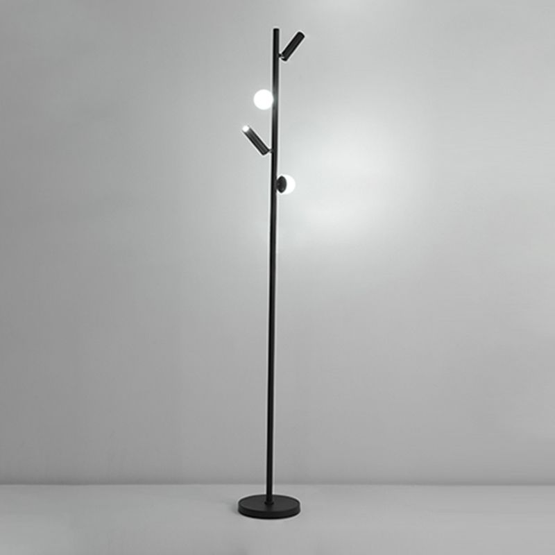 Cooley Modern Multi Head Metal Acrylic Floor Lamp,Multi Color