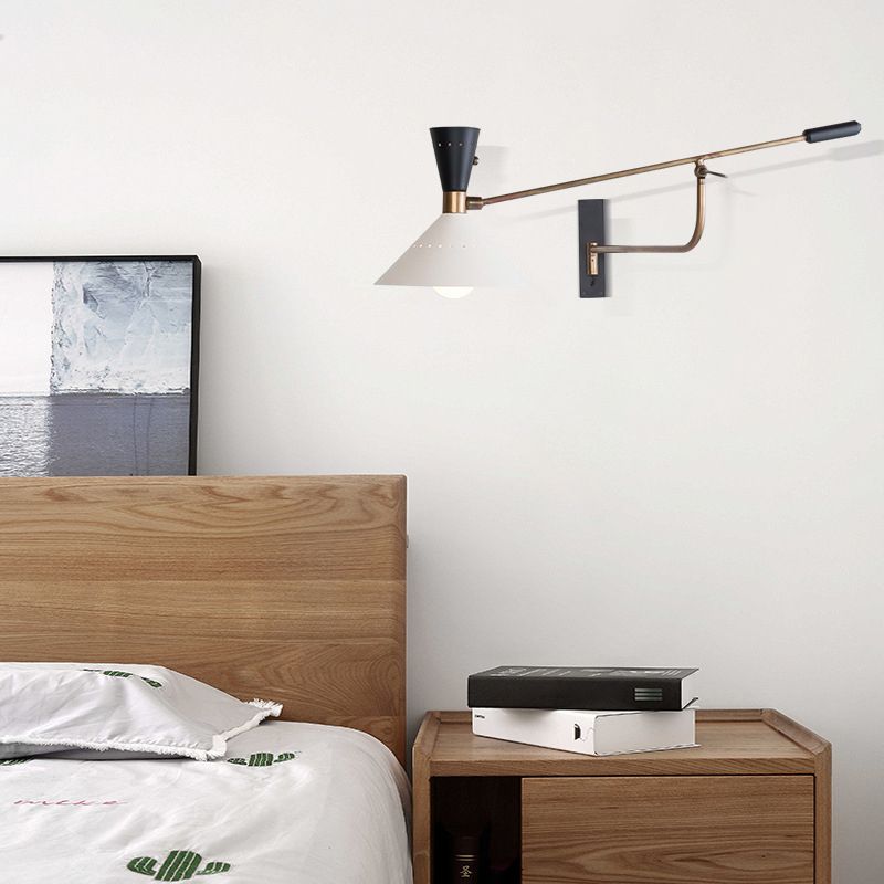 Carins Wall Lamp Nordic Creative Adjustable Metal Bedroom