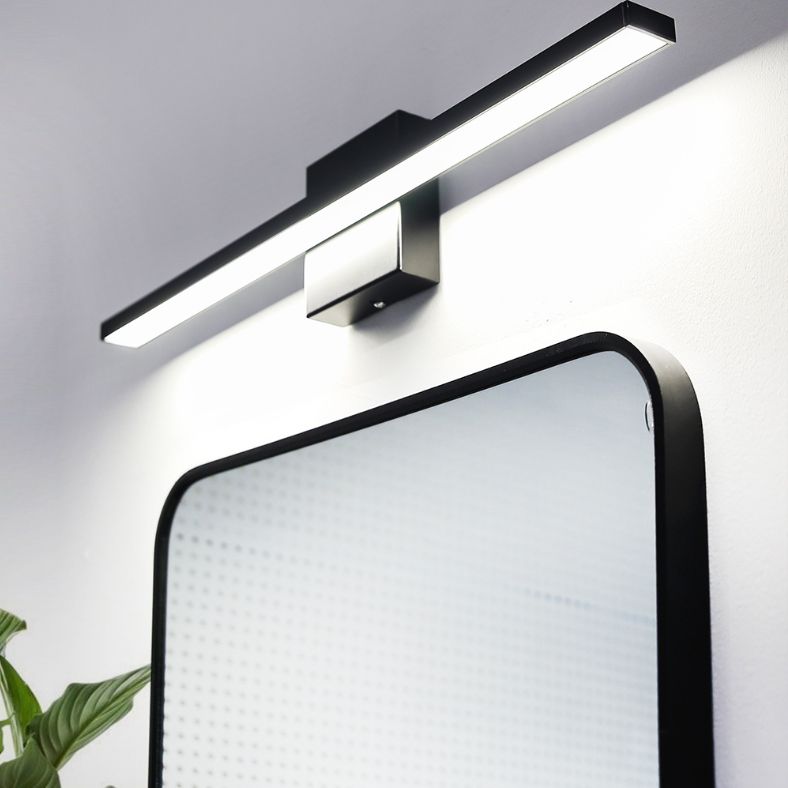 Edge Modern Linear/Square Mirror Front Vanity Metal LED Wall Lamp