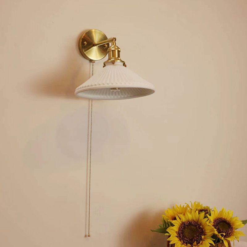 Lottie wrinkles Nordic  Modern Dresser Wall Lamp