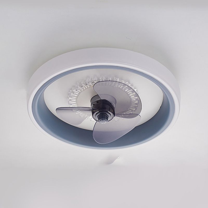 Morandi Ceiling Fan with Light, 6 Color, DIA 19.6"