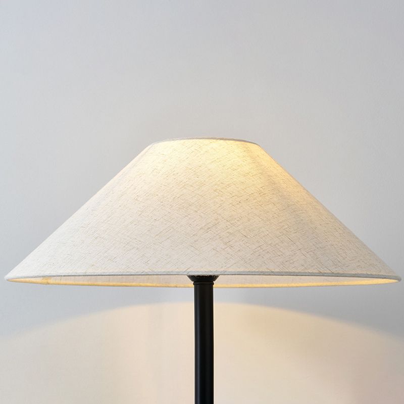 Salgado Retro Cone Ceramic Fabric Floor Lamp
