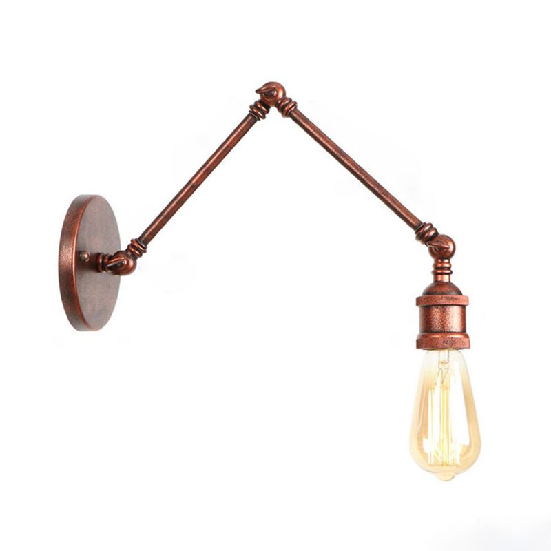 Brady Wall Lamp Minimalist, Tapered Adjustable Metal, 2-Color, Bedroom