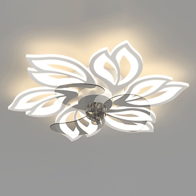 Hana Ceiling Fan with Light, 3 Color, L 26"/27"/31"