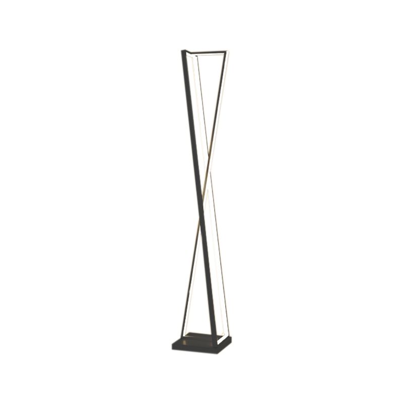 Edge Linear Triangle Floor Lamp Metal