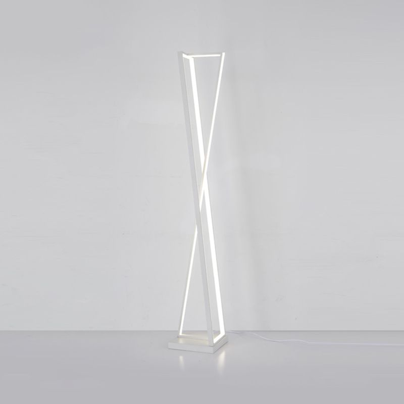 Edge Linear Triangle Floor Lamp Metal