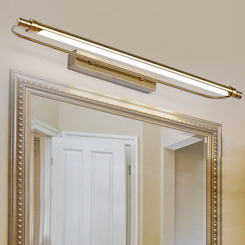 Leigh Modern Linear Metal Vanity Wall Lamp