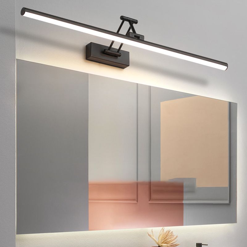 Edge Modern Linear Mirror Front Vanity Metal LED Wall Lamp