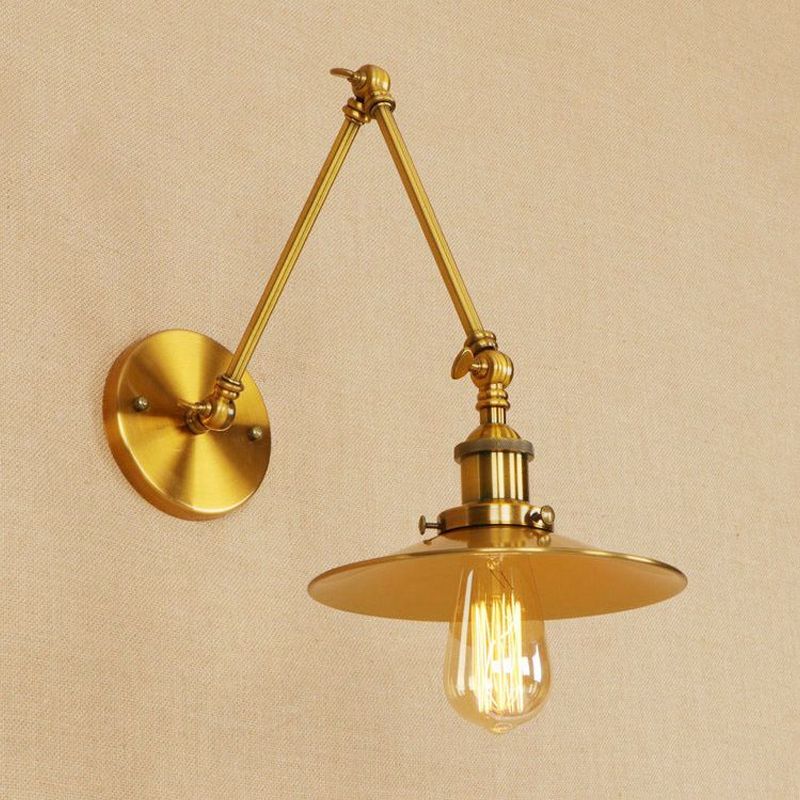 Alessio Vintage Adjustable Wall Lamp, Bedroom