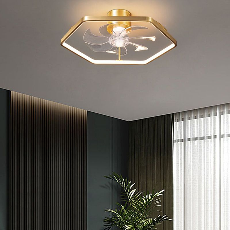 Bella Ceiling Fan with Light, 3 Style, DIA 21"