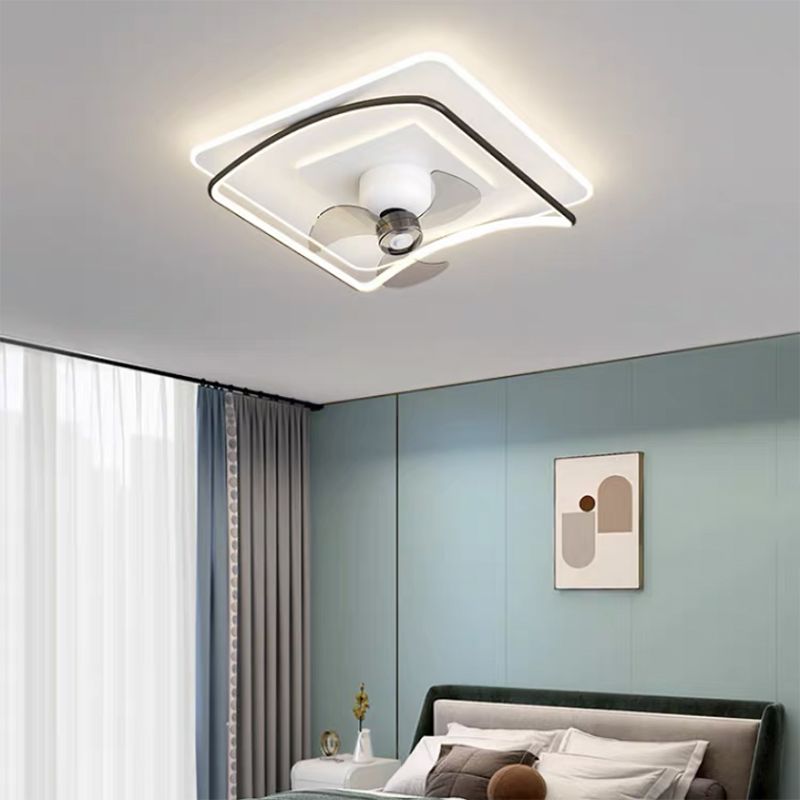 Lacey Geometry Ceiling 2-Fans Light, 2 Style, 20"