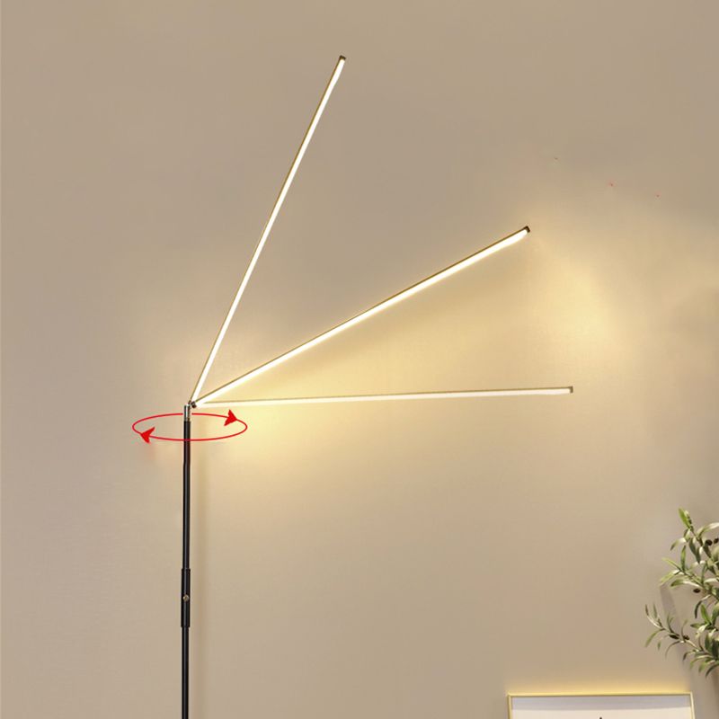 Edge Minimalistic Linear Floor Lamp Metal