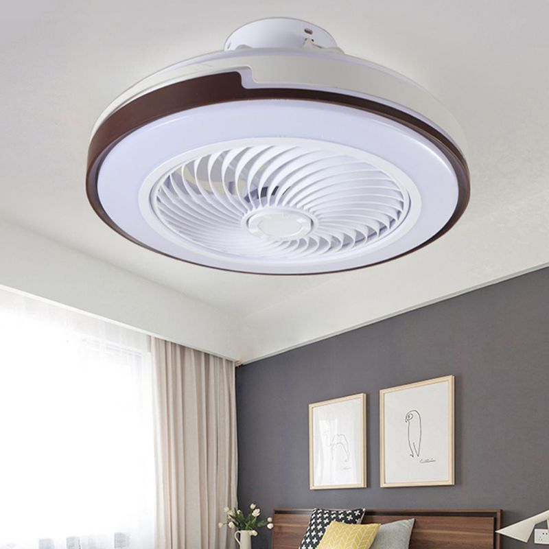 Quinn Ceiling Fan with Light, 2 Color, DIA 19.6"