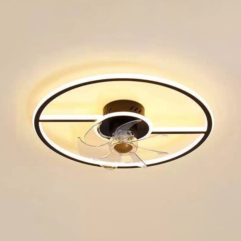 Lacey Rectangular Ceiling 2-Fans with Light, 2 Color, 18"/22"/36"/42"