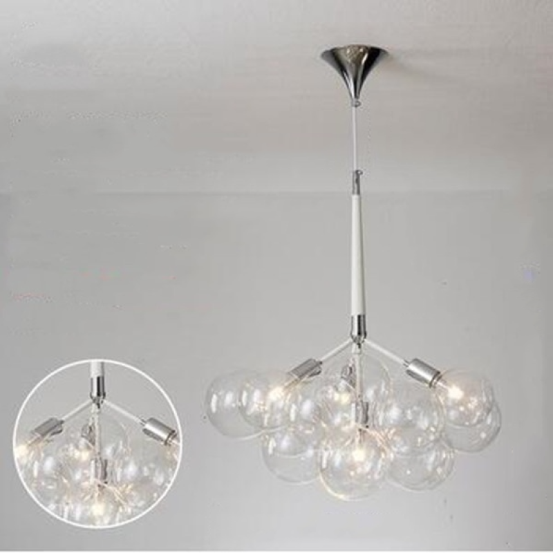 Valentina Nordic Luxury Clear Bubble Pendant Light