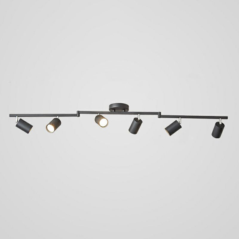 Haney Black Modern Ceiling Light Spotlight Cast, 3 Color, 3/4/5/6 Head