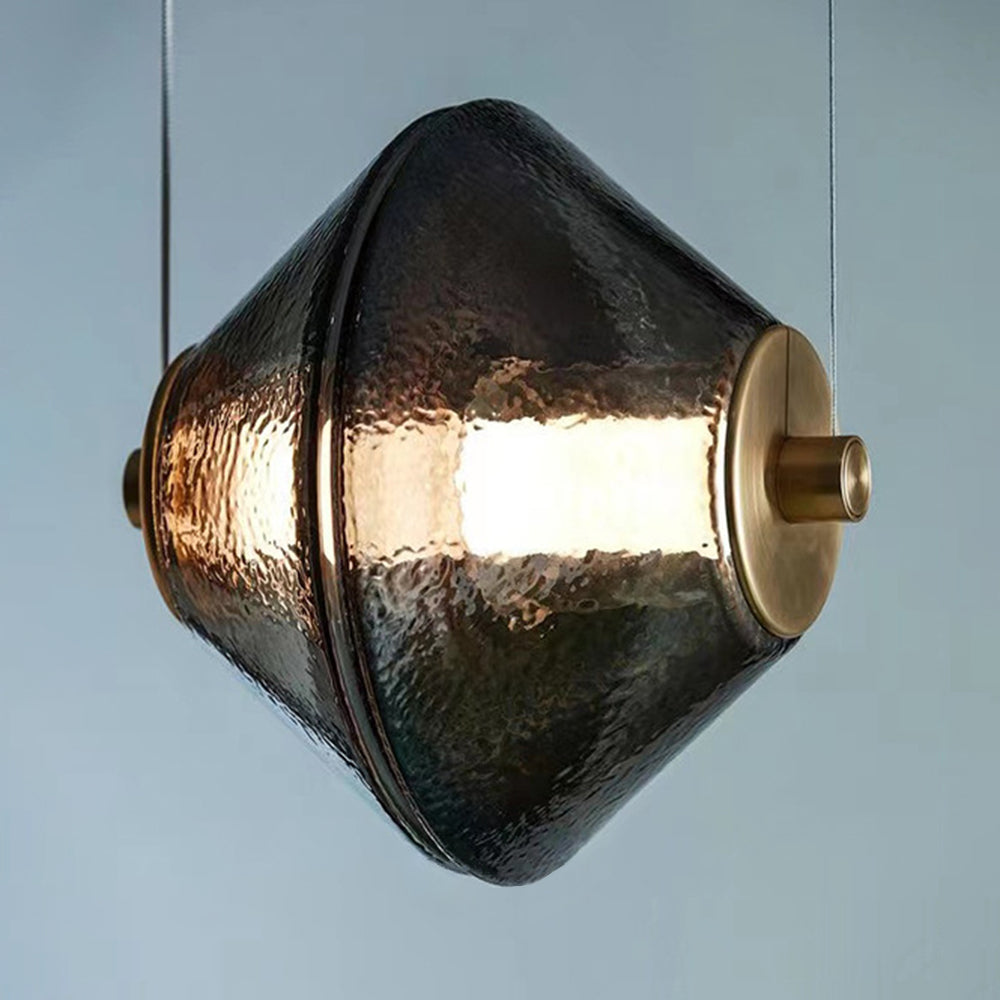 Evette Nordic Modern Black LED Pendant & Floor&Table Lamp, Glass