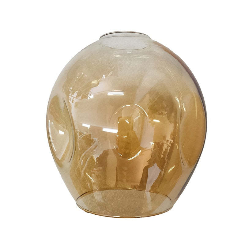 Valentina Modern Bubble Metal Pendant Light, Black/Gold