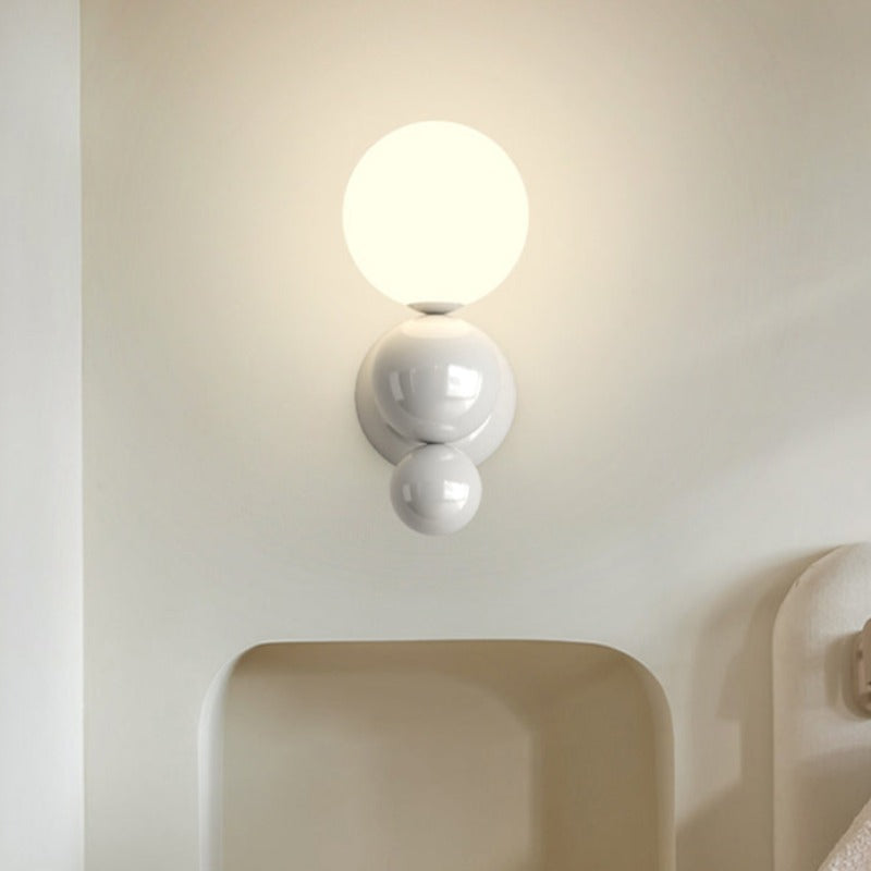 Valentina Modern LED Wall Lamp White Metal Bedroom Living Room