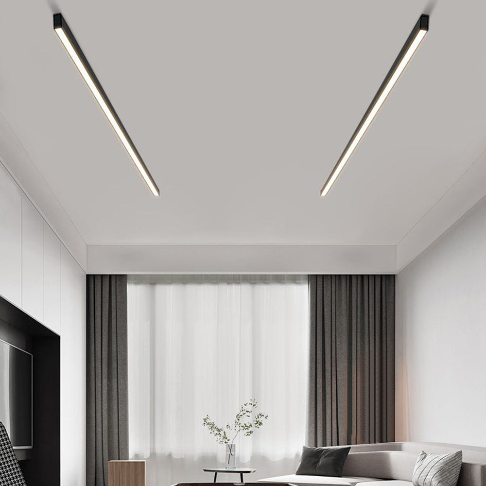 Linear flush online mount ceiling light