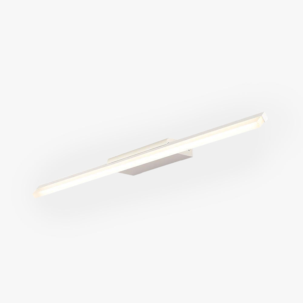 Leigh Minimalist Linear Metal Acrylic Wall Lamp Bathroom