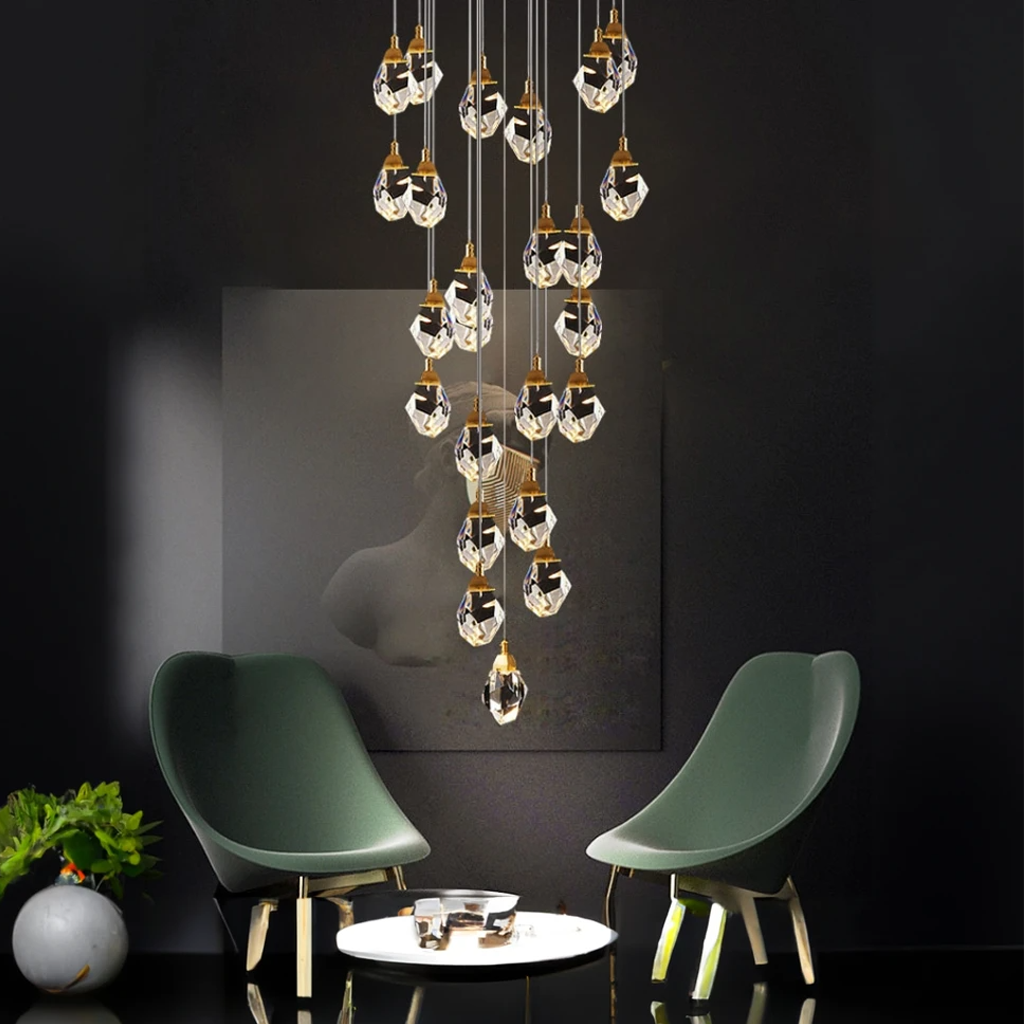 Marilyn Design Ball Glass Metal Pendant Light Living Room