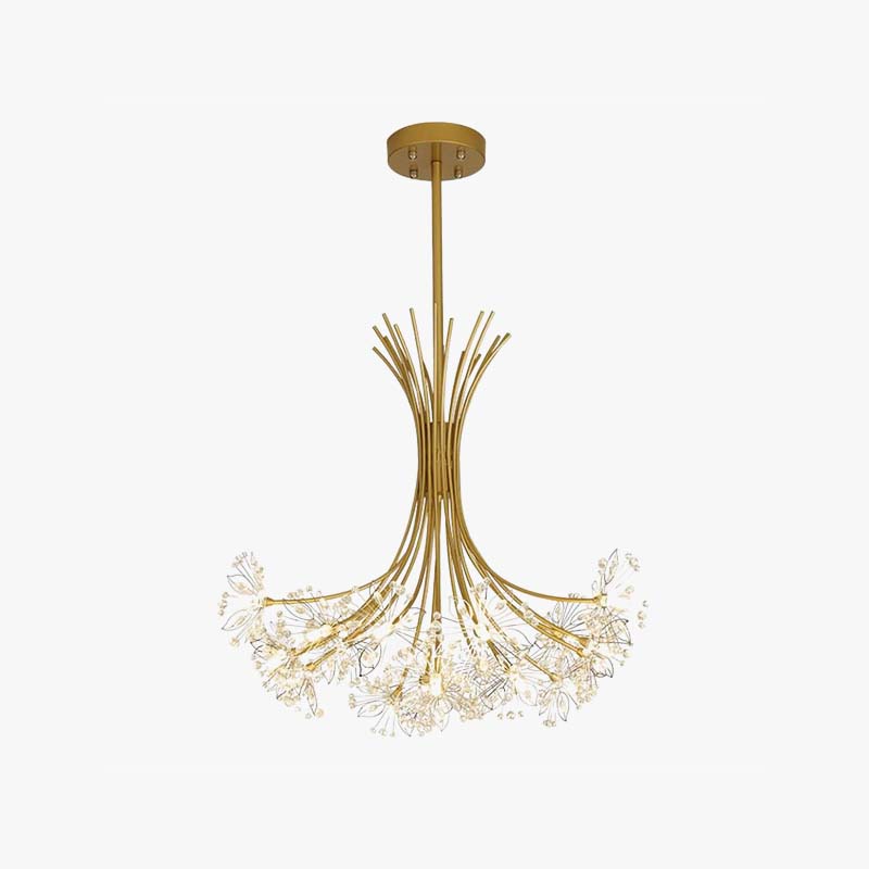 Lily Modern Art Deco Crystal Sputnik Chandelier