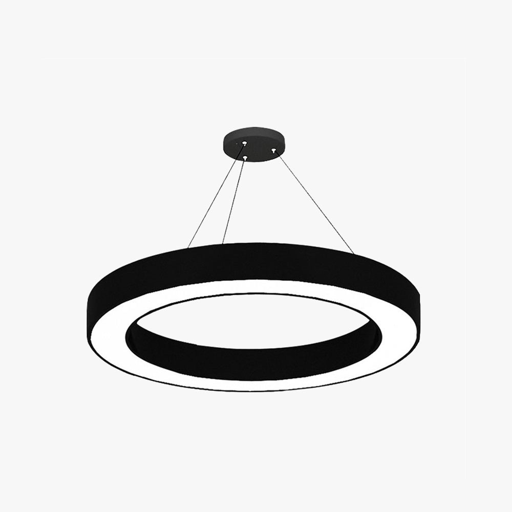 Arisha Minimalist Ring Acrylic Pendant Light, Bedroom
