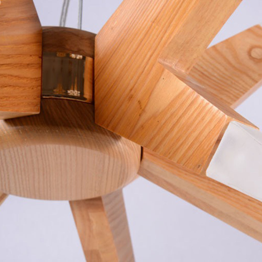 Ozawa Handmade Natural Branch Wood Pendant Light, Living Room