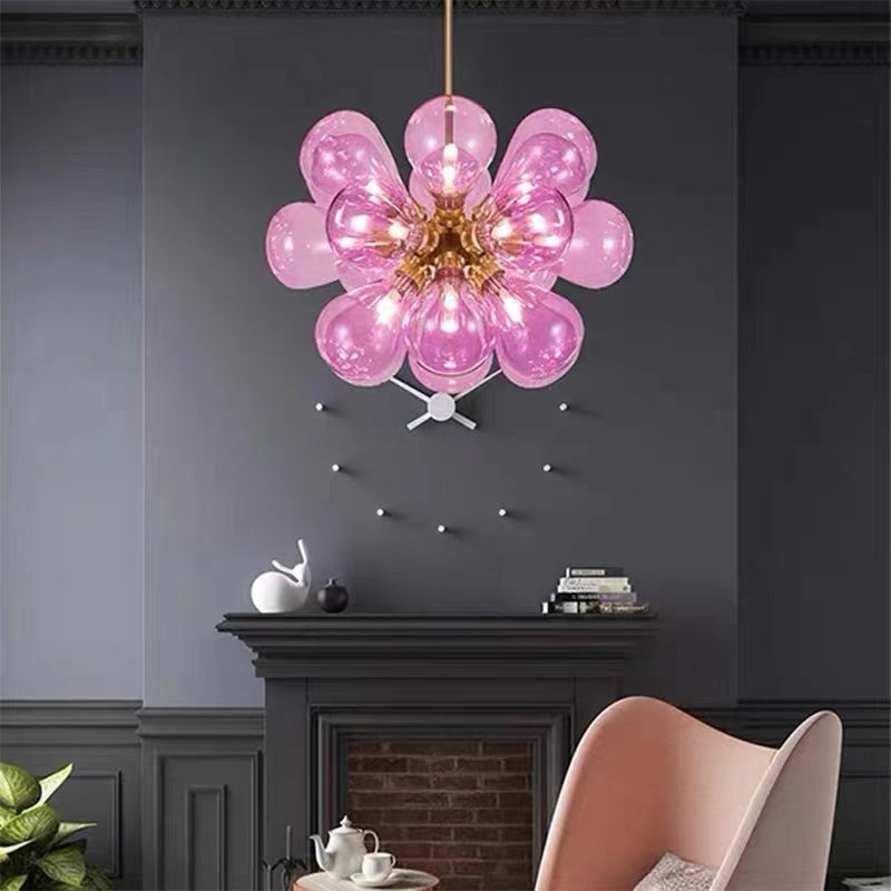 Valentina Glass Bubble Pendant Light for Kitchen Island