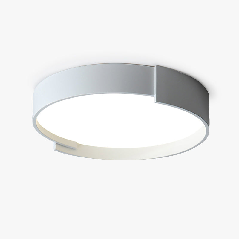 Quinn Modern Round Flush Mount Ceiling Light LED Double Layer