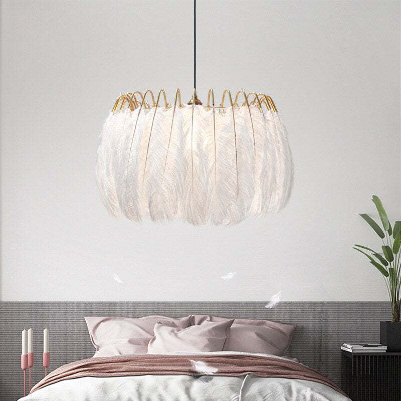 O'Moore Pendant Light Crown Shaped, Feather