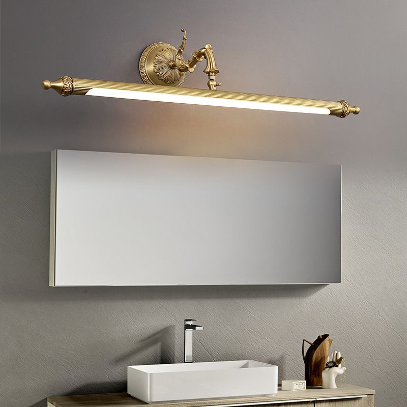 Félicie Vintage Linear Resin&Glass Wall Lamps, Gold
