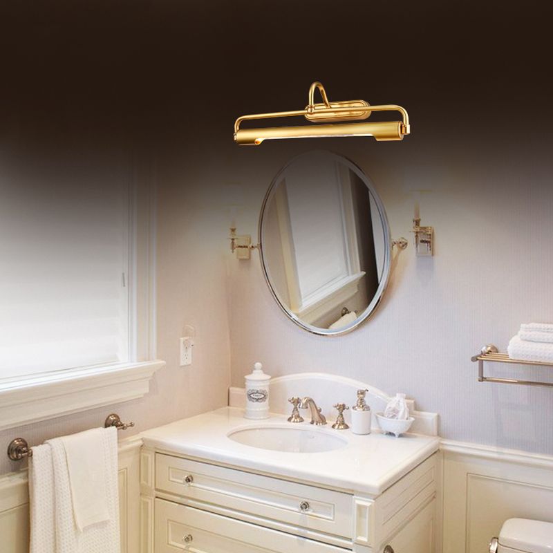 Eryn Vintage Brass Vanity Wall Lamp, Bathroom/Bedroom
