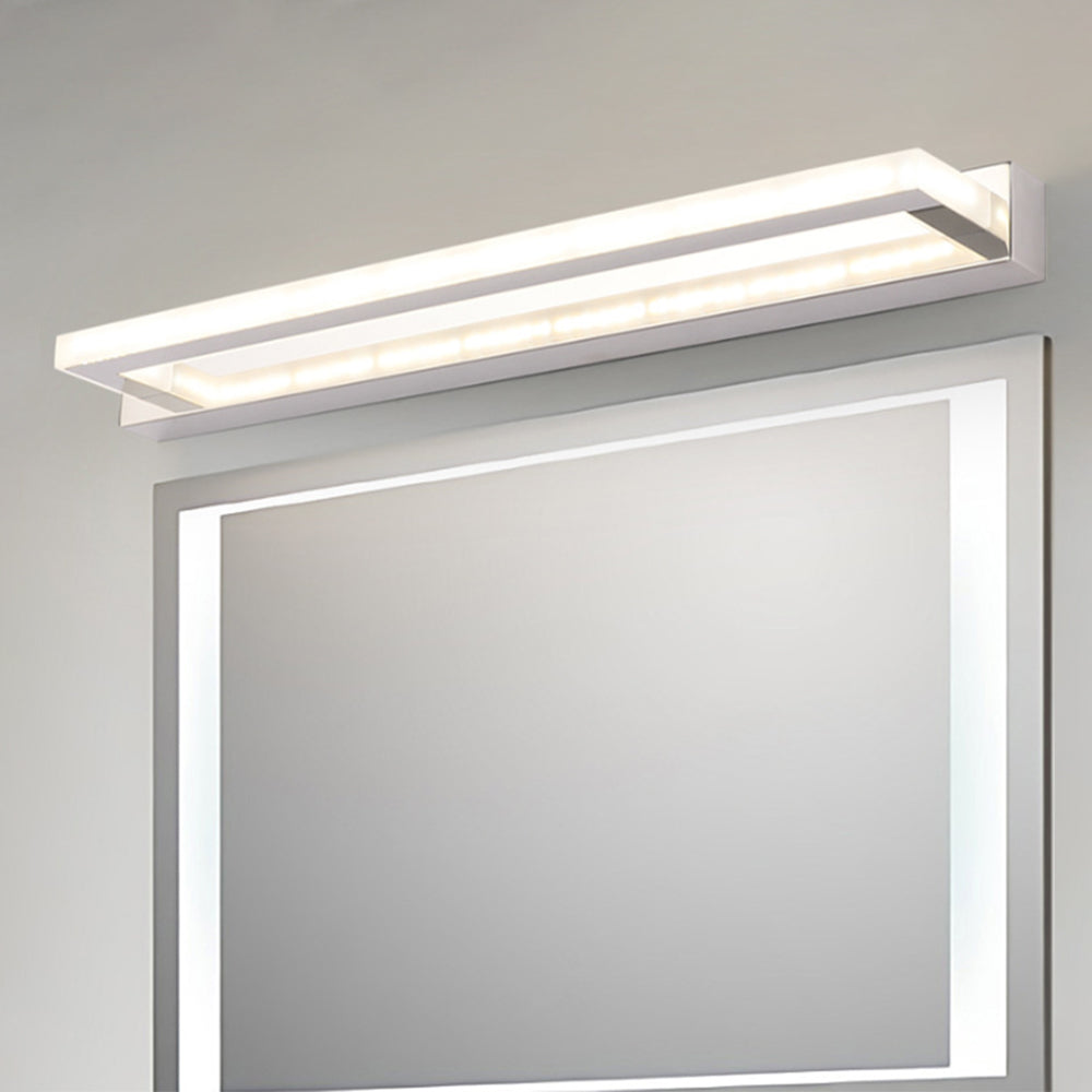 Leigh Rectangular Led Mirror Front Vanity Wall Mount Light Bathroom