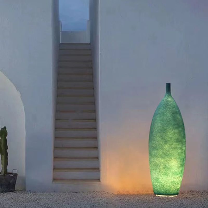 Byers Creative Bottle Resin Floor Lamp, Multi Colors, Hotel